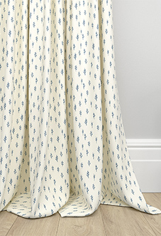 Rebecca, Raffs Blue - Made to Measure Curtains